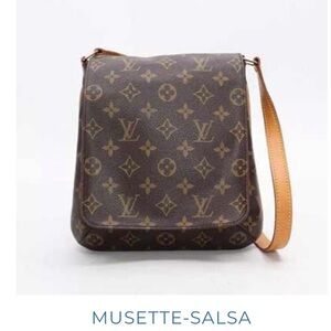 Pre-Loved LV Salsa Musette crossbody Bag LM93